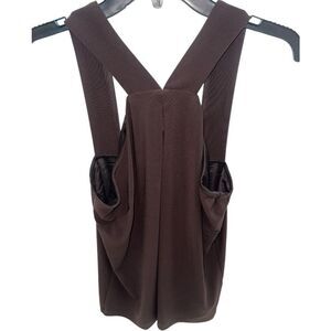 Boston Proper Dark Brown Top Woman’s Size M